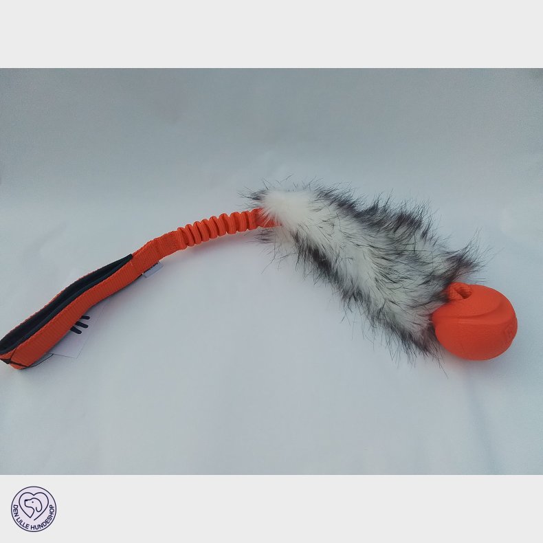 Fake fur bungee med Chuckit! Fetch Ball - M